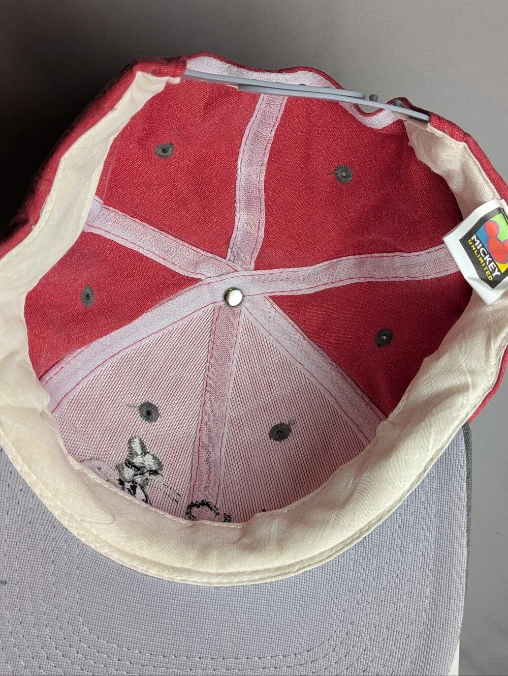 Vintage 1990s Disney Goofy snapback cap featuring Embroidered Goofy